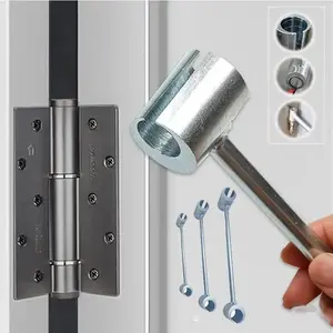 Hinge Hole Adjustment Wrench, 14-19mm Adjustable Hinge Hole Opener, Door Hinge Repair Tool for Gap Adjustment, Smooth Closing and Noise Reduction, Manual Hardware Tool