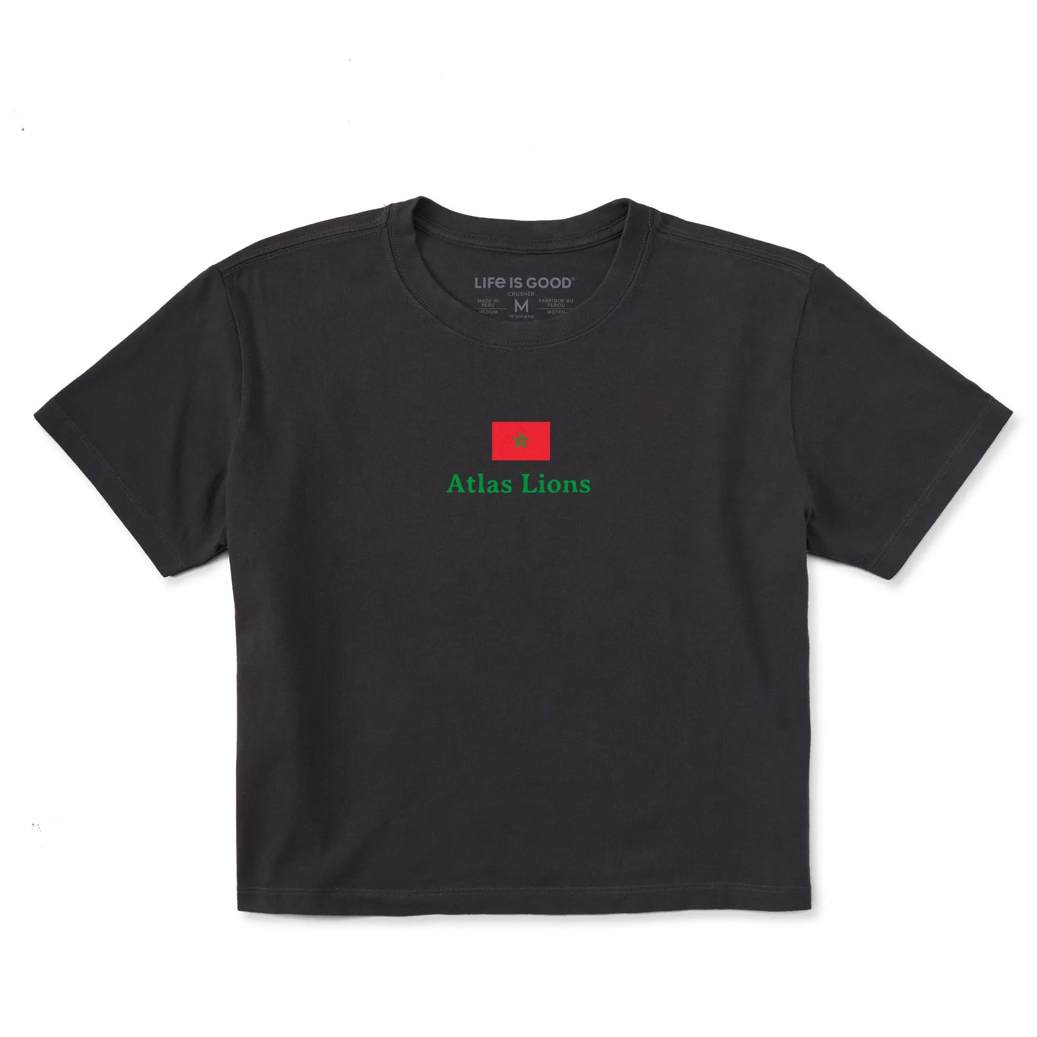 Women's Morocco Atlas Lions Short Sleeve Crusher Boxy Tee