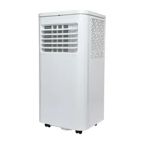 Portable 4-in-1 AC Unit 8000 BTU for 450 Sq.Ft Rooms, Mobile Air Conditioner with Dehumidifier, Fan, Sleep Mode, Quiet Cool, Remote Control, 24H Timer, Simple Installation for Bedroom, Office & Home