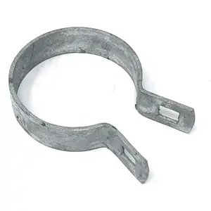 10 Pack 2-3/8" Brace Bands with Bolts & Nuts for Chain Link Fence, Gate and Posts