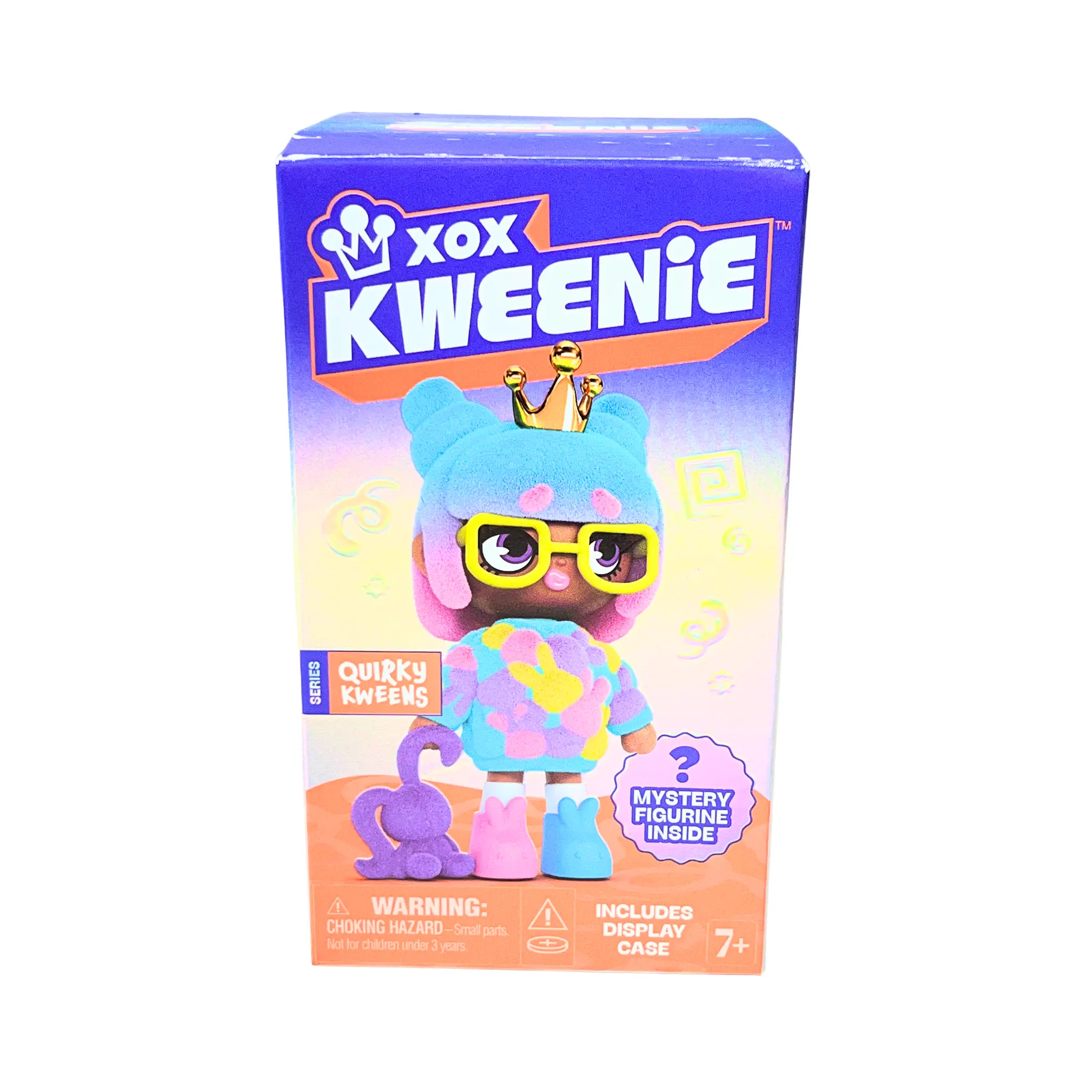 XOX Kweenie Quirky Kweens Mystery Figurine Blind Box with Display Case