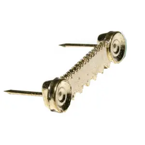 212 MAIN Large Brass Push-In Self-Leveling Picture Hangers, 2-Pack Picture Hanging Tool, Fasteners (Model 121135)