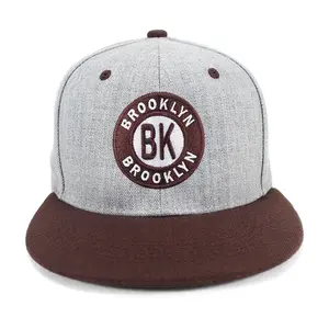 Two-Tone "BK" Logo Brooklyn Snapback | BROOKLYN Hat (3 Colors)