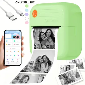 Wireless Thermal Pocket Printer, Portable Wifi Printer – Inkless Portable Mini Printer for Printing Photos, Notes & Diaries, Compatible with iOS Android, for Students, Teachers, Journal Lovers & DIY Gift Makers, Easy to Use with App
