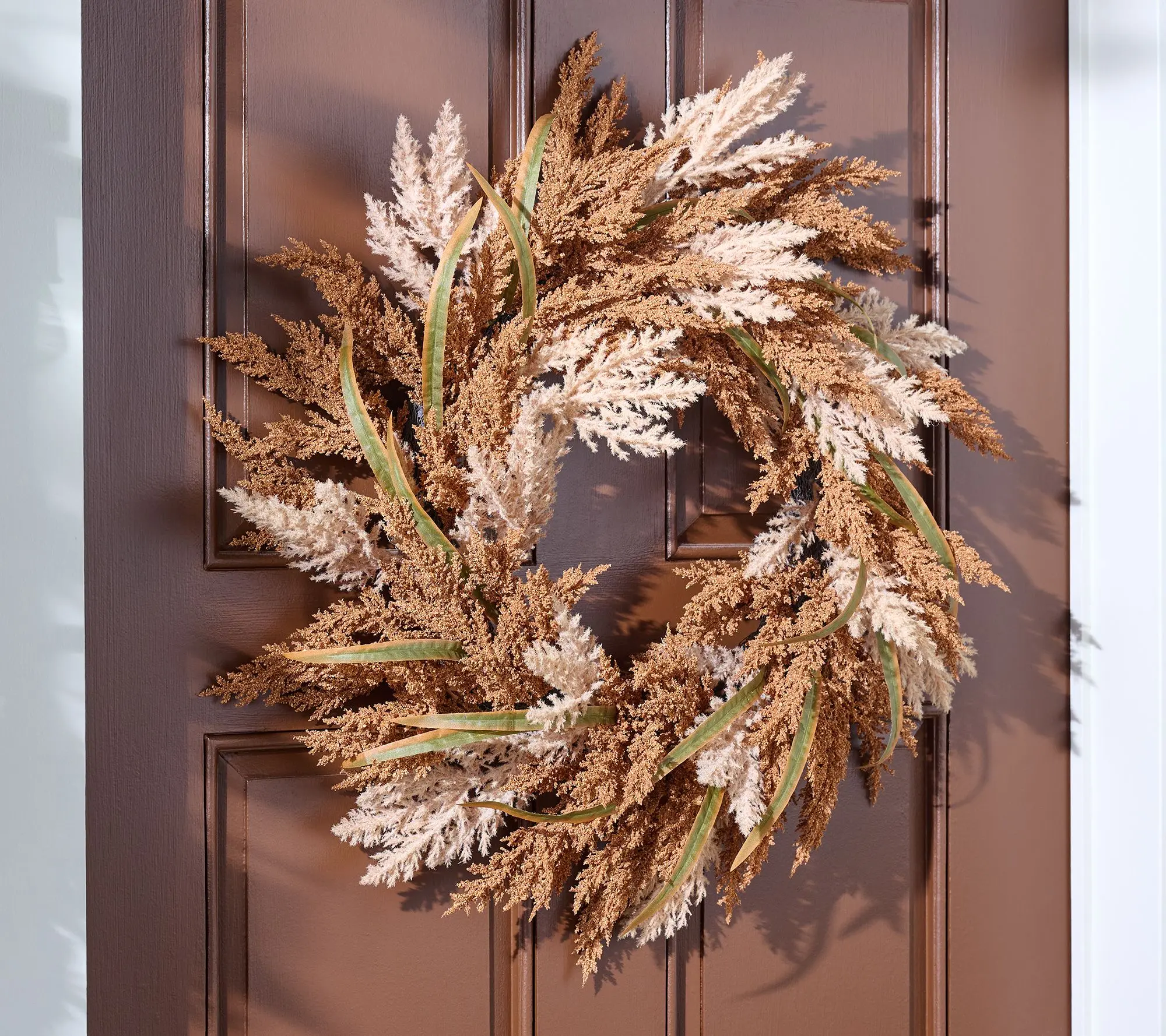 Home Reflections 26" Harvest Grasses Wreath