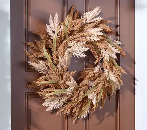 Home Reflections 26" Harvest Grasses Wreath