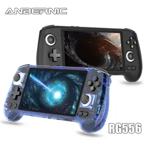 ANBERNIC RG556 Handheld Game Console Unisoc T820 Android 13 5.48 inch AMOLED Screen 5500mAh WIFI Bluetooth Retro Video Players RG556 The Best Gift