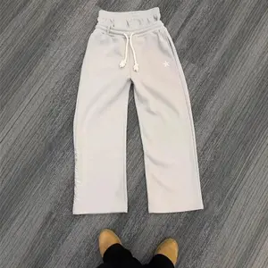 2025 Baggy Double Waist Sweatpants - High Waisted Sweatpants Workout Active Joggers Pants Casual(Raincoats)