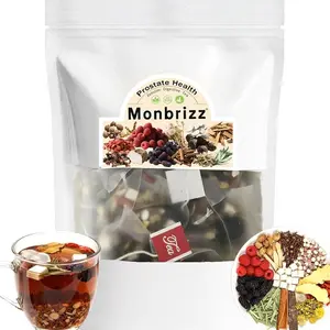 Monbrizz Prostate Herbal Tea, Prostate Health Supplements For Men,Traditional Medicinals Tea, Snaps, Dandelion Root, Supplements For Energy And Fatigue, Vegan Friendly, Gluten Free & Non-GMO,20 Tea Bags