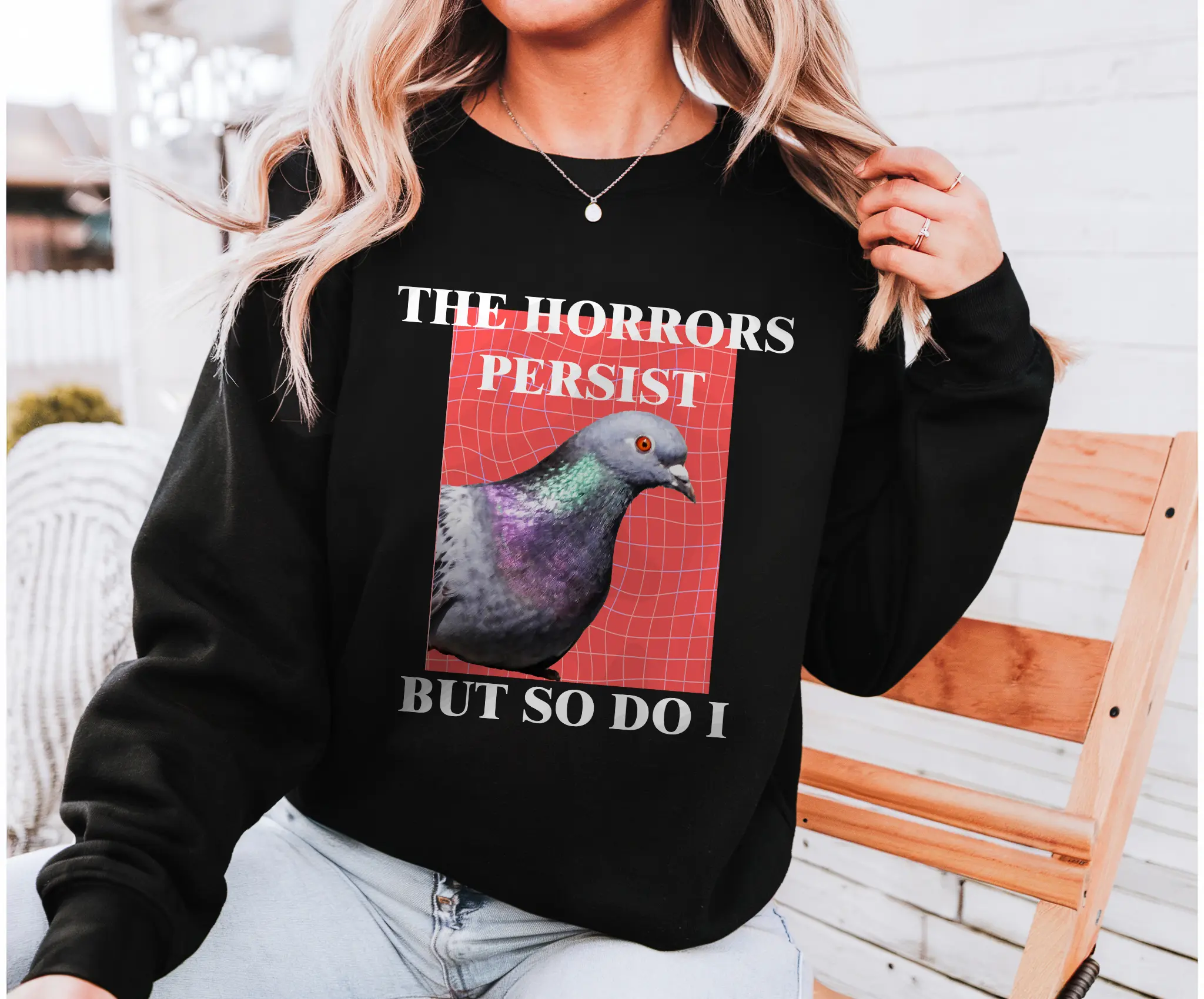 Pigeon Shirt- Funny Pigeon Sweatshirt- Unhinged Shirts Tshirts  -Weirdcore Cool Weird Stuff- Shirts That Go Hard- Silly Goose Sweatshirt