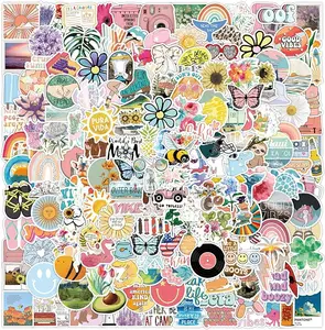200Pcs Water Bottle Stickers for Kids, Cute Stickers for Water Bottles, Waterproof Stickers Aesthetic Laptop Sticker Pack Classroom Prizes Skateboard Stickers for Teens Girls Students