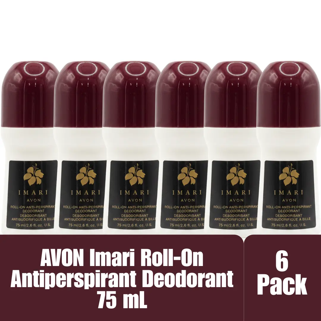 AVON Imari Roll-On Antiperspirant Deodorant 24 Hour Protection 75 mL / 2.6 fl oz - 6 Pack