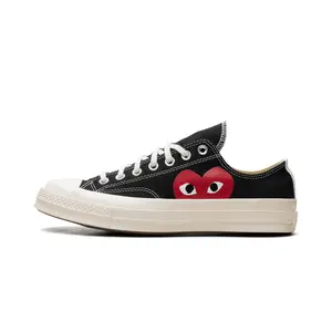 Chuck 70 Ox "Comme Des Garçons PLAY / Half Heart Black" 150206C