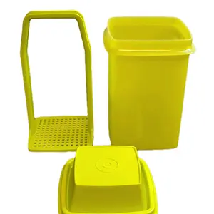Pic Ah Deli Chilero Leak-Proof 4 1/2 Cup Small Container with Lift-Up Strainer for Fresh Veggies & Snacks Easy to Use & Store
