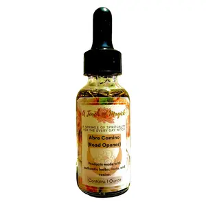 Abre Camino Aromatherapy Oil 1 Oz - Herbs Roots Resins Powders & Oils for Burners Candles Spells - External Use Only - Curio