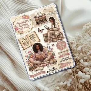 Journey Beyond the Page Black Girl: Kindle or eReader Decor for Book Lovers