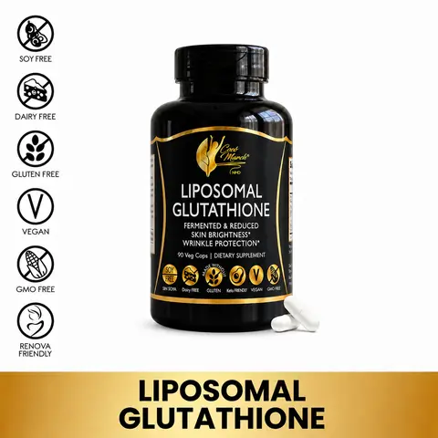 Cocó March N.M.D Liposomal Glutathione Dietary Supplement, Immune System Boosting Wellness Supplement for Adults - 90 Capsules per Container