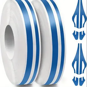 Yitap 2 Roll Vinyl Fine Stripe Decals, Waterproof Sunproof Car DIY Stickers, Sticker For Cars, Truck Car Decal, Decal For Trucks, Automobile Decals, Side Decals, Motorcycle and Boat Line Tape, Multiple Colors and Sizes Universal, Adhesive Vinyl Decal