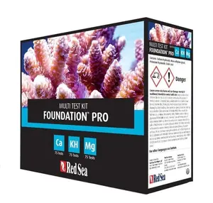 Red Sea Reef Foundation Pro Multi Test Kit (Ca, Alk, Mg) — Calcium, Magnesium & Alkalinity