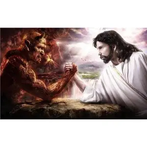 GOOD VERSUS EVIL GLOSSY POSTER PICTURE PHOTO Poster No Frame Decor Halloween, Christmas, Thanksgiving, Living room