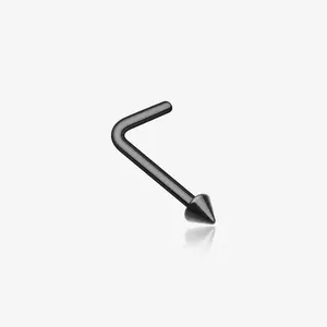 Colorline Basic Steel Spike L-Shaped Nose Ring