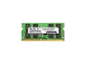 Black Diamond Memory 8GB 260-Pin DDR4 SO-DIMM DDR4 2400 (PC4 19200) Laptop Memory Model BD8G2400MQN22