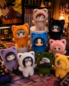 【TOPTOY】Naruto Shippuden KittenLand Series Plush Pendant Blind Box, Cute Anime Merchandise, Collectible Toys, Blindbags, Collectible Blind Pack, Holiday & Birthday Gift