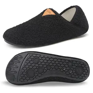 Women's Fuzzy Memory Foam Slippers Cozy Comfy Slippers for Women Men Indoor Barefoot Slippers Socks Slip on House Shoes Perfect for Home Bedroom Travel Yoga Slide Flipflop Footwear