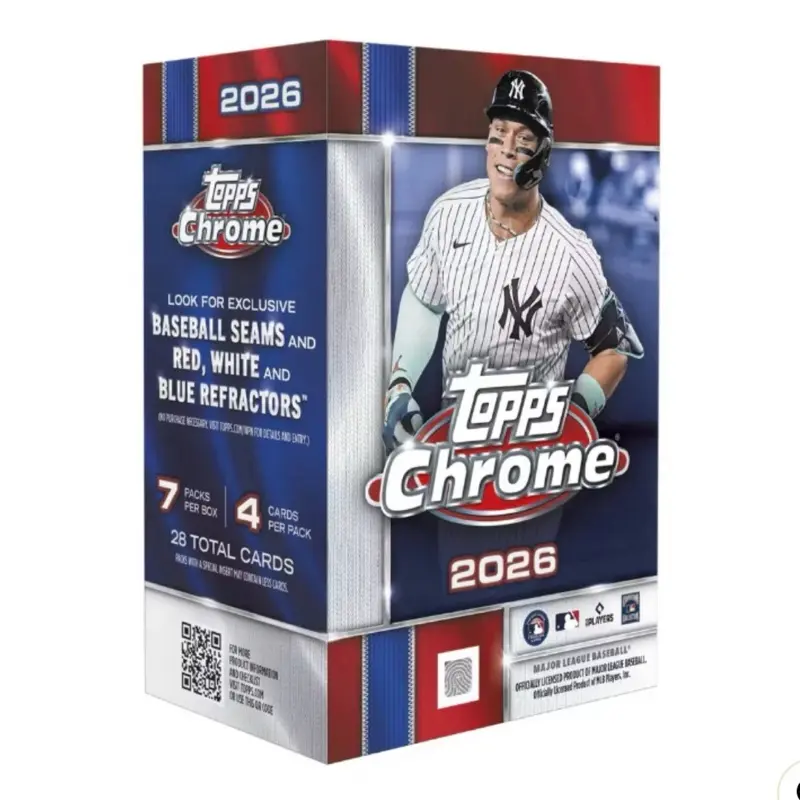 2026 TOPPS Chrome Baseball Blaster Box