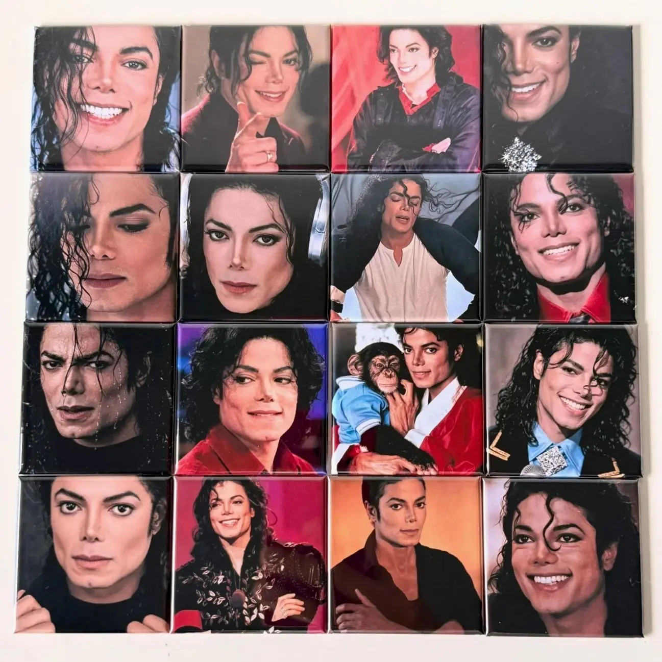 16 ops (not combo 16) Michael Jackson Acrylic Magnet| Handmade Fridge Magnets | King of Pop Gift for Fans