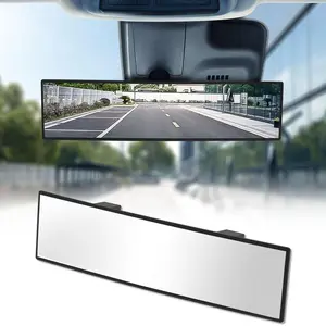 Rear View Mirror, Baby Rear-Facing Mirror, Anti-glare Panoramic Rear Mirrors Universal 11 Inch Convex Car Interior Clip on Extra Big Wide Angle Rearview Mirror Extender to Reduce Blind Spot for Car SUV Trucks Vehicles summervibes