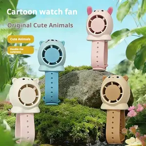 Cute and Fun Kids' Mini Fan: Portable Cartoon Handheld Electric Fan—Rechargeable, Creative Gift for Students