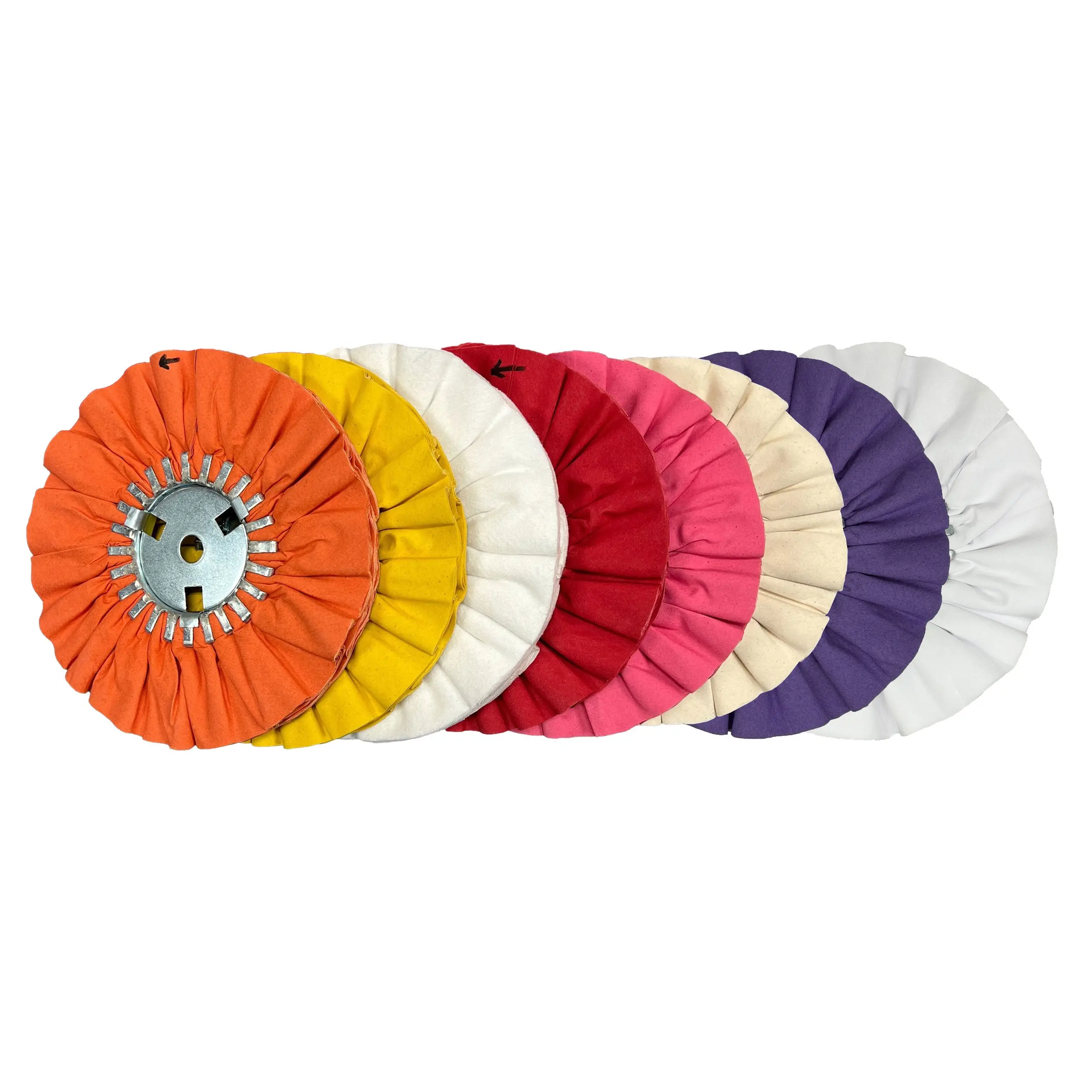 Renegade Products Airway Buffing Wheels – Pro-Grade Metal Polishing Wheels for Aluminum & Stainless Steel | Cut, Color & Finish Wheels for High-Speed Polishers