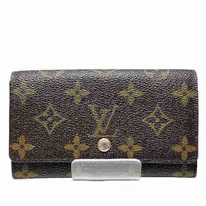 Pre-owned Louis Vuitton Canvas Small Leather Goods Portemonnaie Zip Monogram Wallet
