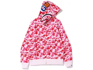 Bape ABC Camo Shark Full Zip Hoodie (SS23) Pink