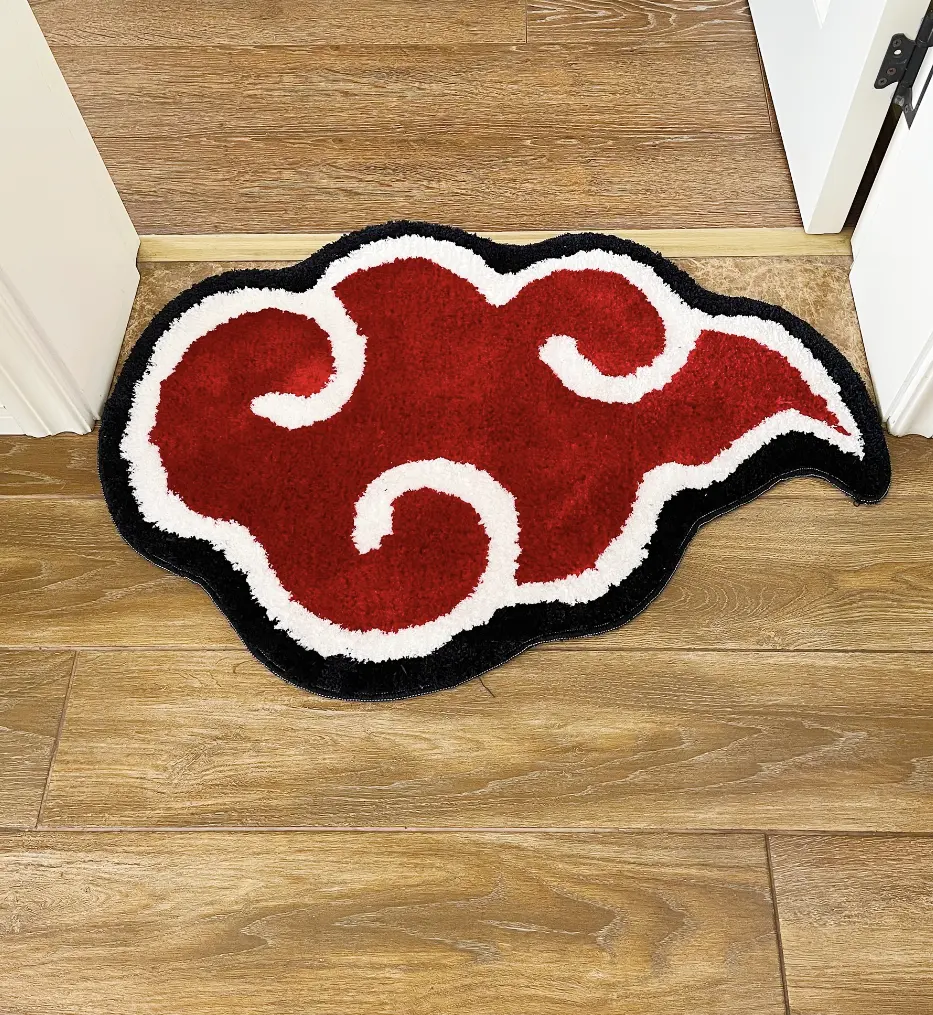 Akatsuki Red Cloud Handmade Rug