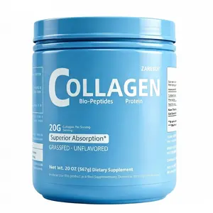 ZAREBLY 100% Grass-Fed Bovine Collagen - Ethically sourced from pasture-raised, hormone-free cattle, no antibiotics or industrial feed, ensuring pure, high-quality protein that meets US wellness standards