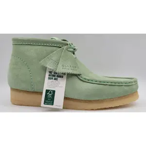 Clarks Wallabee Boot - Green Suede (26169732)