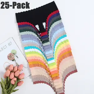 VOPINK Multi-Pack Ultra-Soft Sport Thongs for Women – Seamless No-Show Yoga Panties, Comfy No-Ride-Up Underwear for Workout & Daily Wear