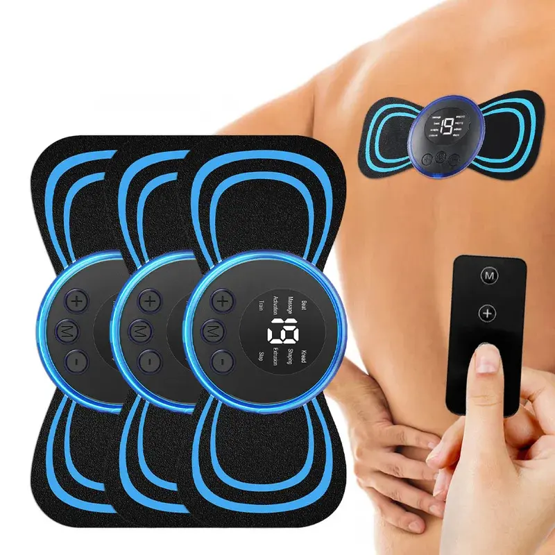 Portable Mini USB Rechargeable Patch,  Full Body Sports Massager for Shoulder, Neck, Whole Body