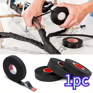 15M Length New Tesa Type Coroplast Adhesive Cloth Tape for Cable Harness Wiring Loom Width 9/15/19/25/32MM