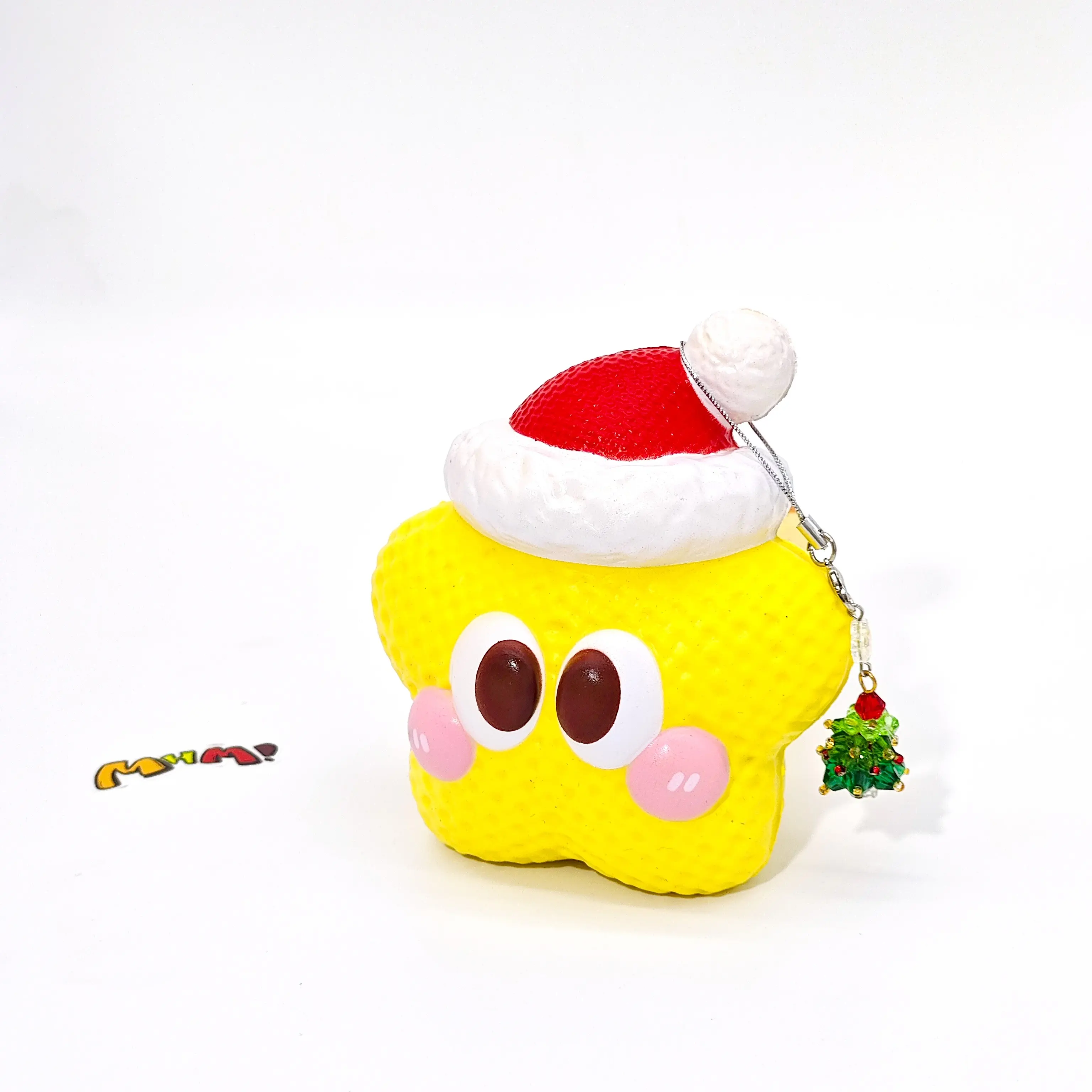 MHM Christmas Star Slow Rising Squishy Toy, Soft Foam Sensory Fidget Toy, Cute Holiday Gift Idea