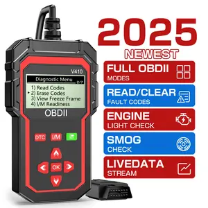 OBD2 Code Reader Auto Engine System Detection V410 OBDII EOBD Read/Clear Fault Code OBD2 Scanner Car Diagnostic Tools ELM 327 Vehicle Diagnostic Tool