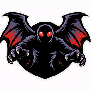 Mothman Magnet – Monster Cryptid Collectible for Desk, Fridge, or Display