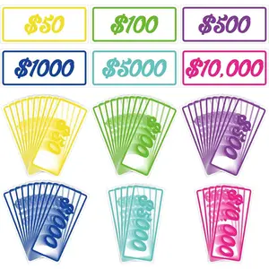 50 Pcs Cash Stuffing Placeholder for Envelopes Binder Pocket for 100 Envelopes Money Saving Challenge Classic
