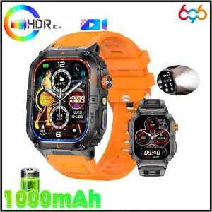 New Smartwatch, 1000mah Large Battery, 25 Days Working Time, Sleep Monitoring, Multiple Alerts, Sports Smart Watch, Fitness Smart Watches, Zinc Alloy Case, Liquid Silicone Strap, Android Smart Watch, Waterproof Smart Watch