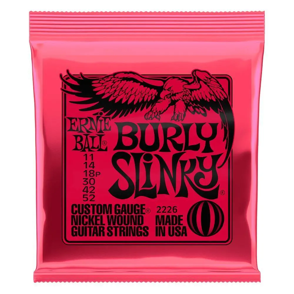 Burly Slinky Nickel Wound Electric Guitar strings 11-52