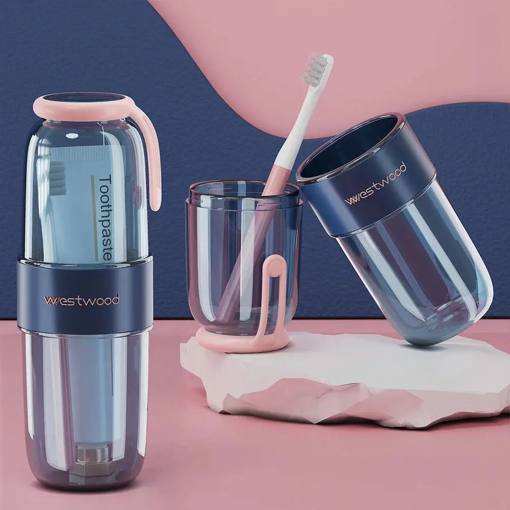 Sealed Luxury Travel Wash Cup Wash Set Toothbrush Cup Portable Mouthwash Cup