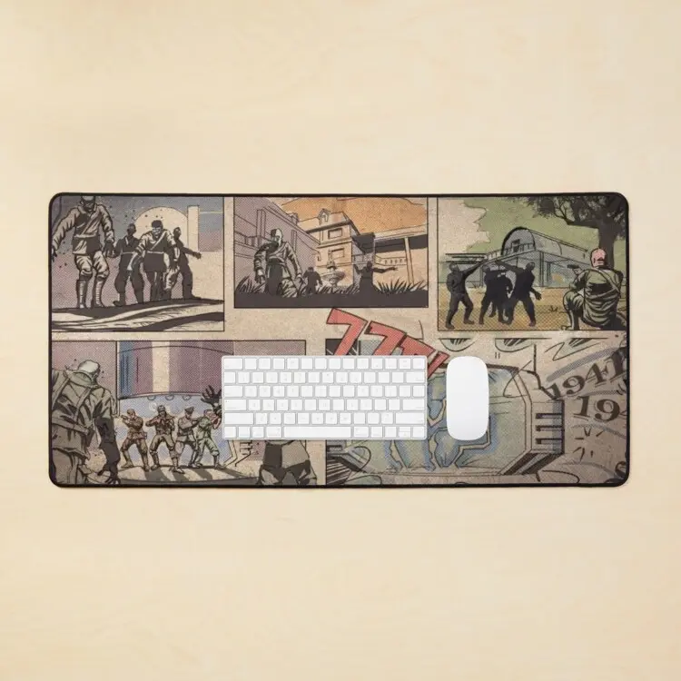 COD Zombies Kino Der Toten Loading Screen Mouse Pad, Gaming Keyboard Mouse Pad, Game, Anime, Desk Mat Gaming Gear for Work Game Office Home, Gift for Friends