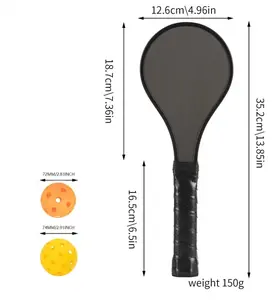 Professor Precision Performance Pickleball Paddle - Oversized Sweet Spot, Thermo-Pressed Carbon Fiber, Professional-Grade Core, Intermediate to Advanced Players